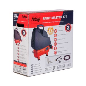 FUBAG Компрессорный набор Paint Master Kit безмасляный компрессор + 3 предмета в Нижнем Тагиле фото