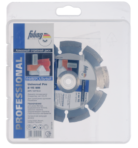 Алмазный отрезной диск FUBAG Универсальный Экстра (Universal Extra) D115 мм / 22,2 мм в Нижнем Тагиле фото