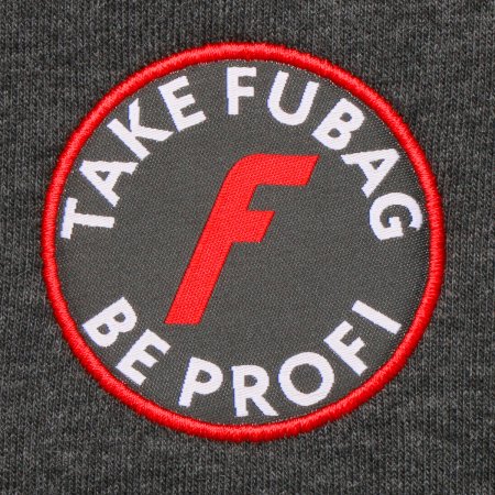 Серо-красная толстовка Fubag с капюшоном  размер XXL в Нижнем Тагиле фото