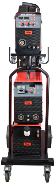 Сварочный полуавтомат INMIG 500T DW SYN + Подающий механизм DRIVE INMIG DW SYN + Шланг-пакет 5 м + Горелка FB 500 3 м + Блок жидкостного охлаждения + Тележка в Нижнем Тагиле фото