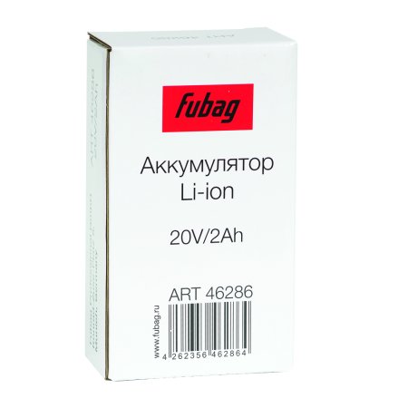 Аккумуляторная батарея FLI5S1P1202 Li-ion к бензиновым газонокосилкам FUBAG с электростартером и минирайдеру (20V/2Ah) в Нижнем Тагиле фото