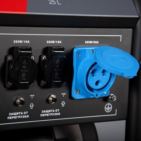 Бензиновый генератор с электростартером и коннектором автоматики FUBAG BS 7500 A ES в Нижнем Тагиле фото