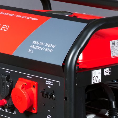 Бензиновый генератор FUBAG BS 8000 DA ES (трехфазный) с электростартером и коннектором автоматики в Нижнем Тагиле фото