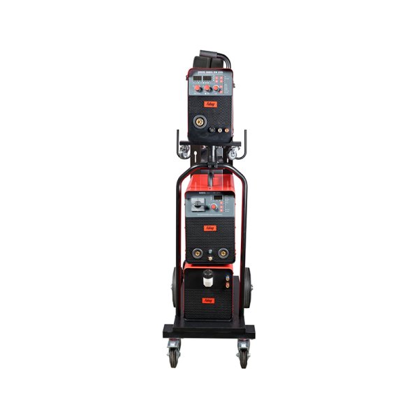 FUBAG Cварочный полуавтомат INMIG 500T DW SYN + Подающий механизм DRIVE INMIG DW SYN +Шланг-пакет 5 метров 70мм2 14 pol с жидкостным охлаждением для INMIG 500T DW SYN + Горелка FB 500 3m + Блок жидкостного охлаждения Cool 70 + Тележка для аппаратов в Нижнем Тагиле фото