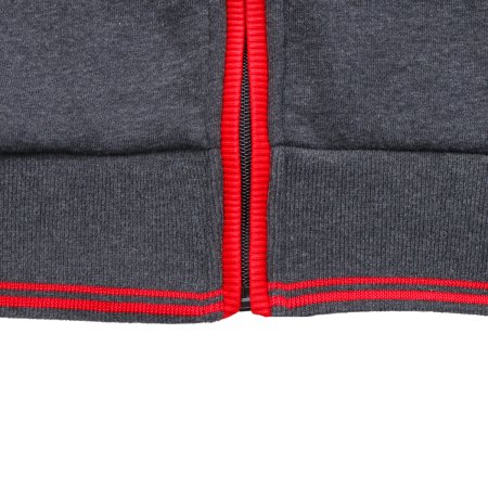 Серо-красная толстовка Fubag с капюшоном  размер M в Нижнем Тагиле фото
