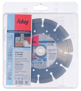 Алмазный отрезной диск FUBAG Бетон Экстра (Beton Extra) D150 мм / 22,2 мм по бетону в Нижнем Тагиле фото