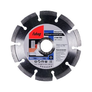 Алмазный отрезной диск FUBAG Universal Pro диам. 125/22.2 в Нижнем Тагиле фото