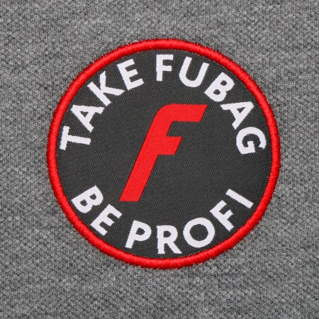 Серая рубашка-поло Fubag с красными пуговицами  размер L в Нижнем Тагиле фото