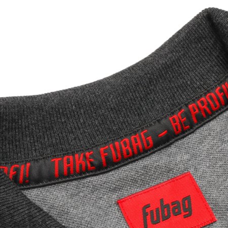 Серая рубашка-поло Fubag с красными пуговицами  размер L в Нижнем Тагиле фото