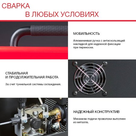 FUBAG Сварочный полуавтомат IRMIG 180 SYN с горелкой 250 А 3 м в комплекте в Нижнем Тагиле фото