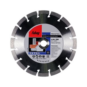 Алмазный отрезной диск FUBAG Universal Extra_ диам. 230/22.2 в Нижнем Тагиле фото