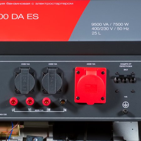 Бензиновый генератор FUBAG BS 8000 DA ES (трехфазный) с электростартером и коннектором автоматики в Нижнем Тагиле фото